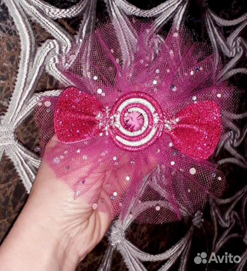 Бантики для волос конфетки