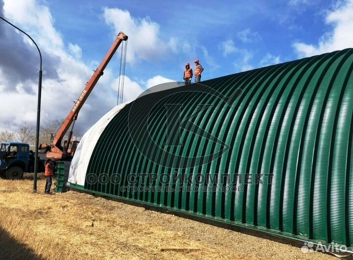 Строительство ангаров, навесов, фермы и колонны