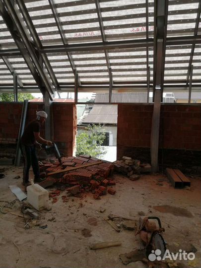 Алмазная резка бетона расширение проемов демонтаж