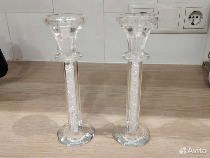 Подсвечник стеклянный