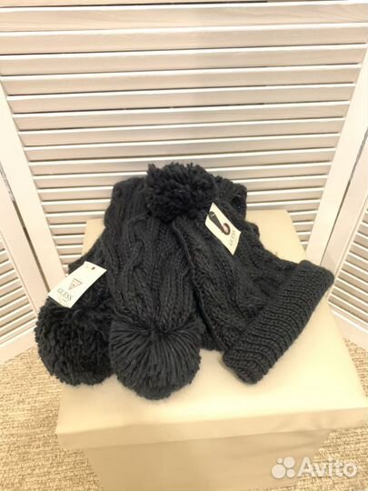 Шапка+шарф Guess (оригинал) 3 комплекта