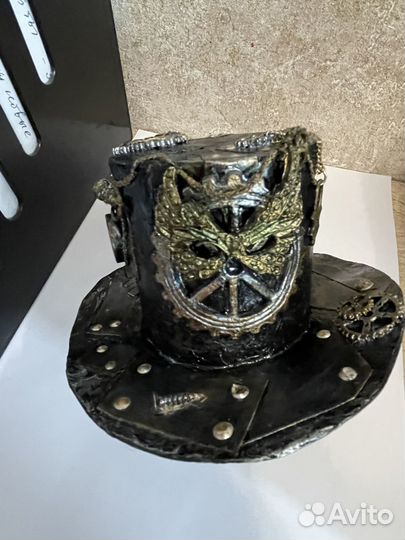 Шляпа Стим панк Мини-Цилиндр