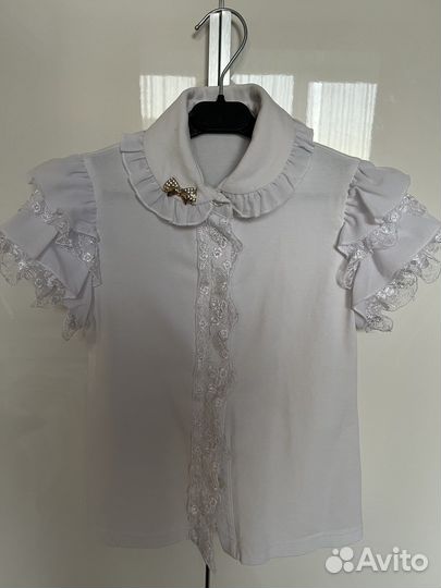 Школьные блузки на девочку 1000 р за все
