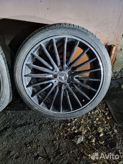 Колеса mercedes r20 разноширокие