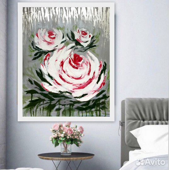 Картина холст Букет масло