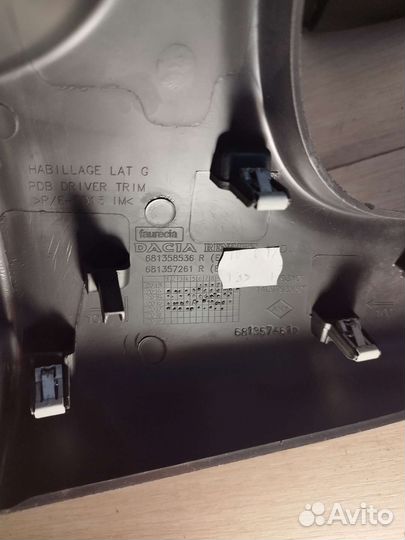 Накладка торпедо Renault Duster