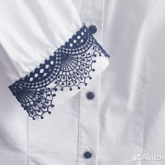 Блузка школьная нарядная 140