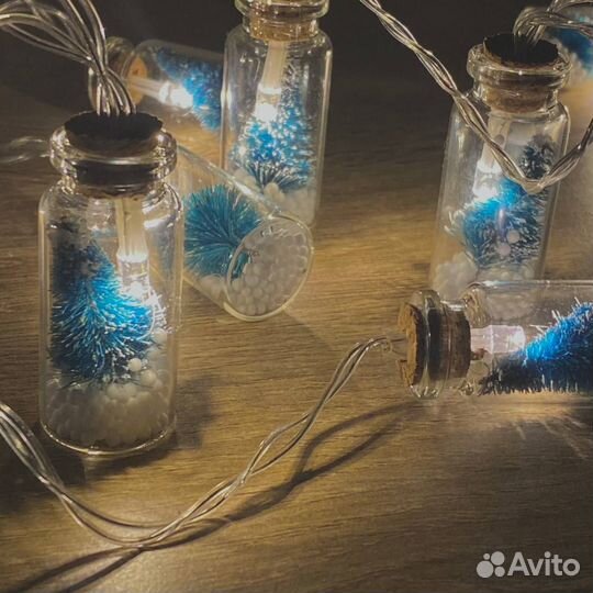 Новогодняя гирлянда ёлочки