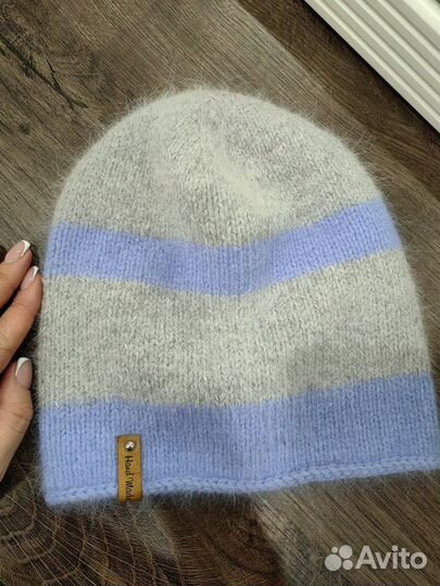 Шапка из пуха норки бини