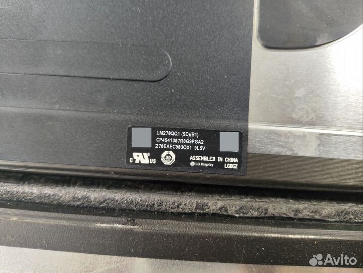 Матрица LM270QQ1 (SD)(B1) iMac 27 Retina 5K A1419