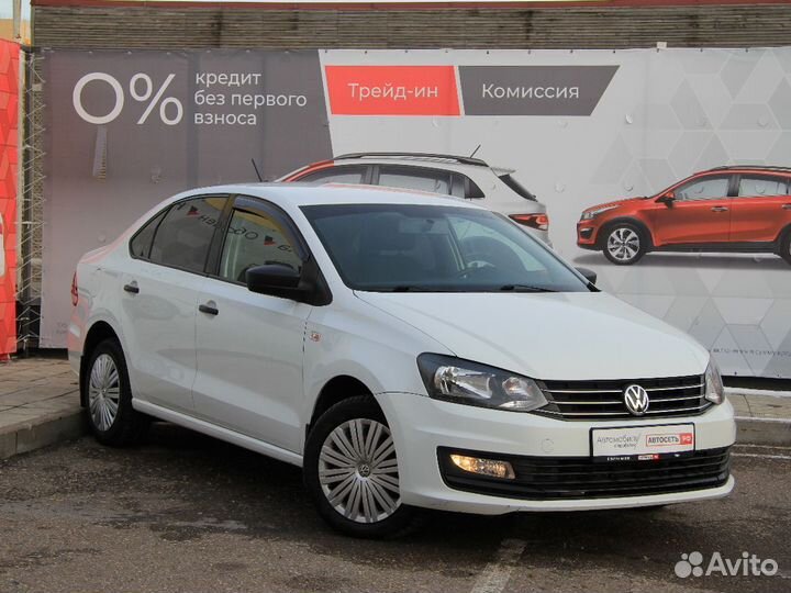 Volkswagen Polo 1.6 AT, 2018, 73 104 км