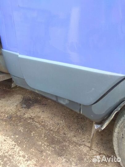 Накладки на двери газель 4 шт пластик