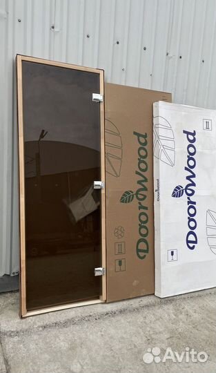 Дверь стеклянная для бани и сауны 1700х700