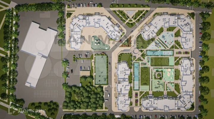 1-к. квартира, 45,2 м², 2/16 эт.