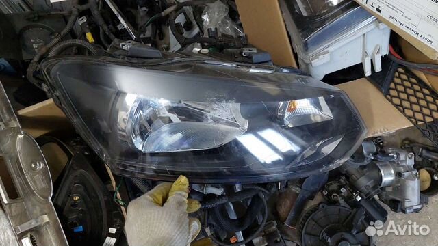 Фара правая поло фольксваган 2011-2015
