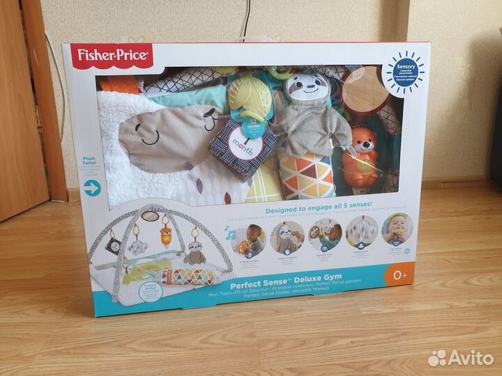 Развивающий детский игровой коврик малыш Fisher Pr