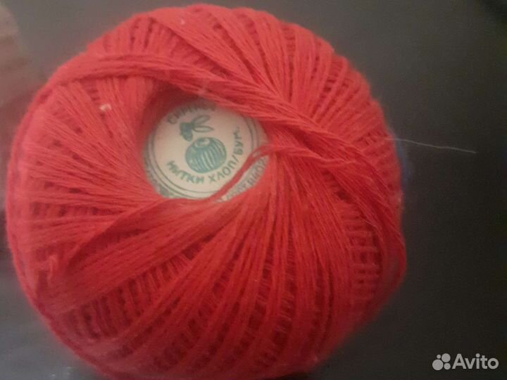 Нитки Х/б сирень.ссср