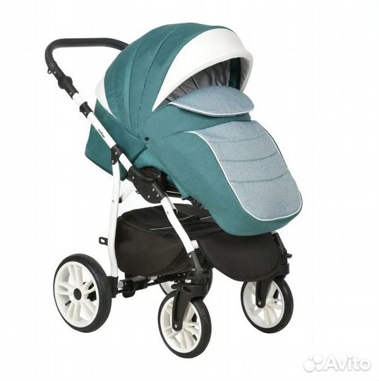 Коляска Indigo 2в1 21 (in 08) цвет: Малахит