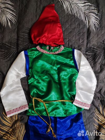 Новогодний костюм для мальчика Гном
