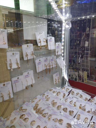 Серьги из медицинского сплава