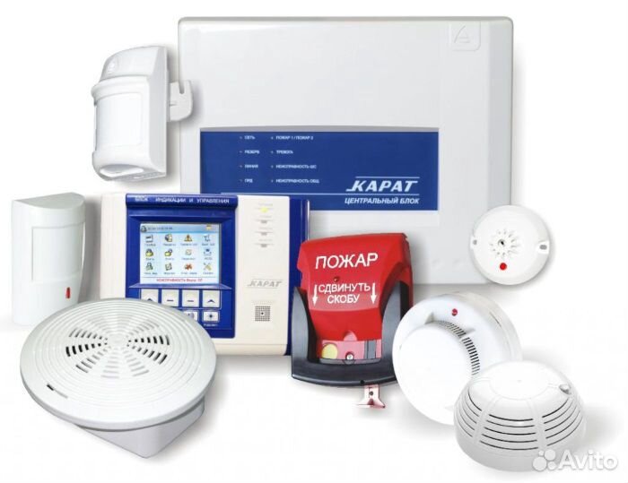 Видеонаблюдение, охранная сигнализация, пожарная с