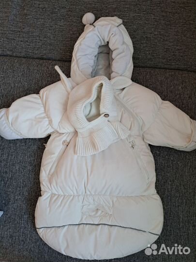 Детский зимний пуовик на пуху