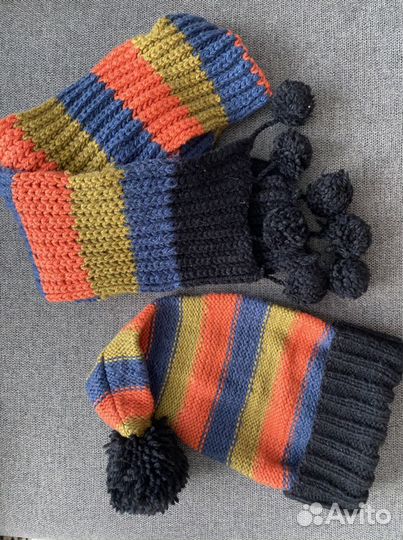 Комплект шапка и шарф