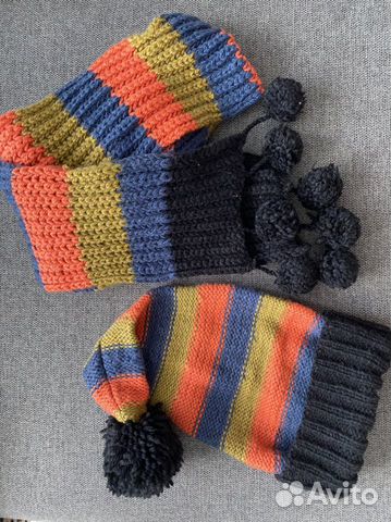 Комплект шапка и шарф