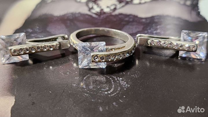 Серьги серебро 925