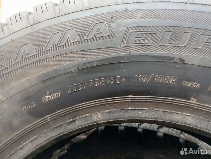 Зимняя резина 205 75 r16c