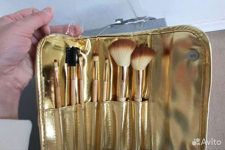 Кисти набор для макияжа с чехлом