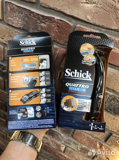 Schick Quattro Precession (станок+триммер)