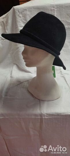 Новая шляпа женская из чешского велюра