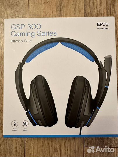 Проводная гарнитура epos Sennheiser GSP300 черный