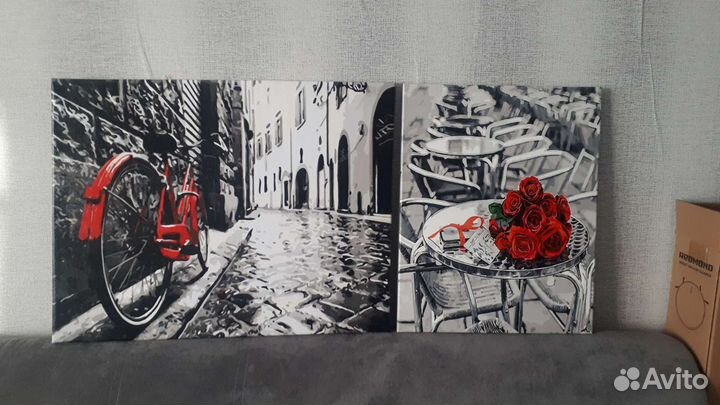 Готовая картина по номерам