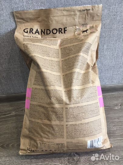 Корм для щенков grandorf