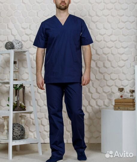 Медицинский костюм мужской/женский 38,42,50,60,64