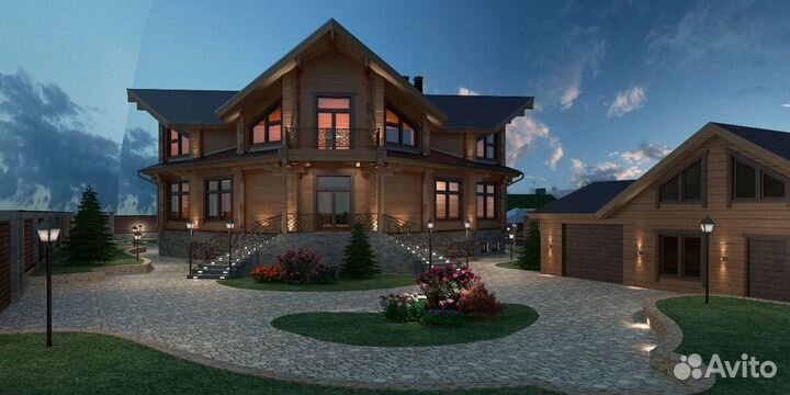 Архитектурная подсветка фасадов домов, зданий