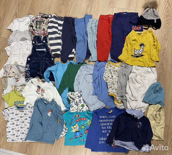 Пакет детских вещей 74-80