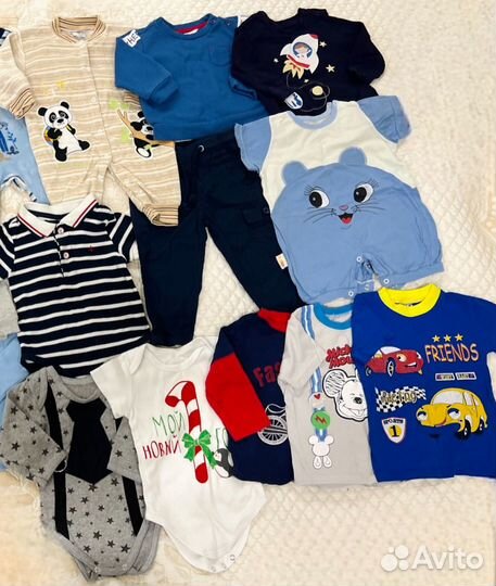 Пакет вещей на мальчика 68-80 см
