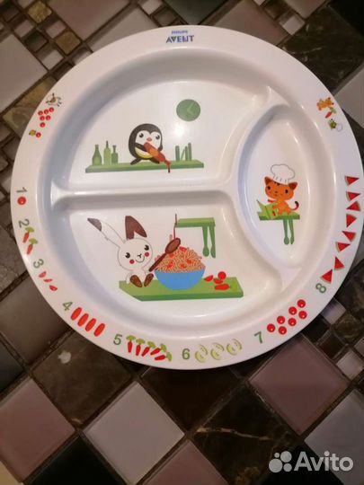 Детские ложочки, набор посуды икеа, тарелка авент