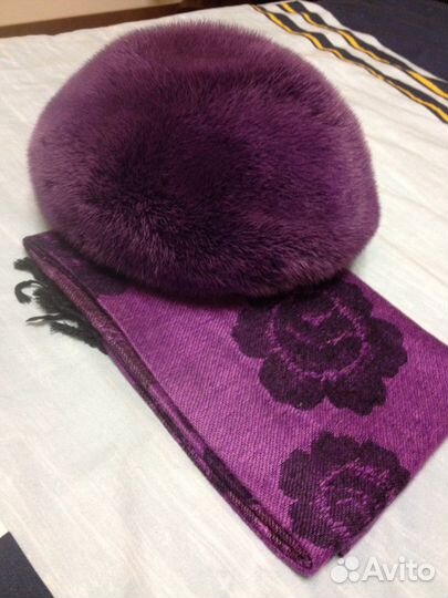 Новый норковый берет