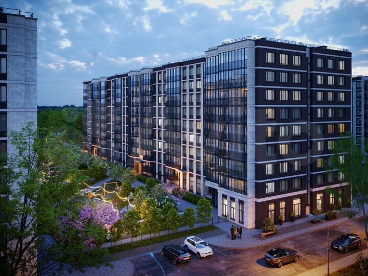 2-к. квартира, 60 м², 4/9 эт.