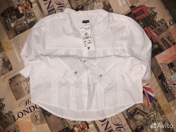 Рубашка белая для девочки