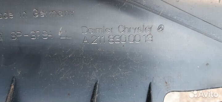 Накладка лобового стекла Mercedes W211 S211