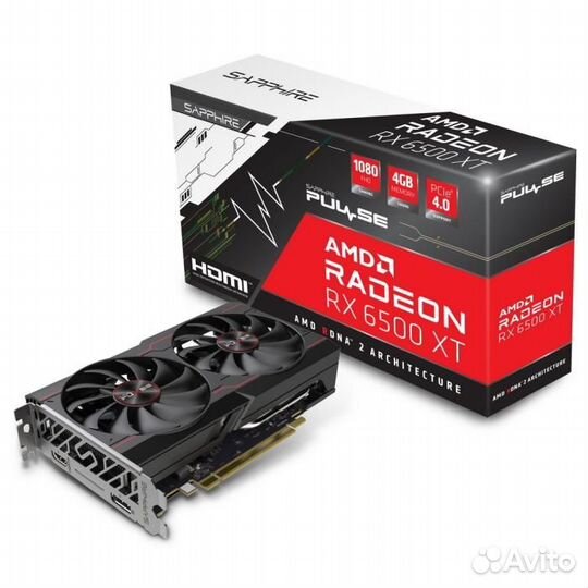 Видеокарта Sapphire pulse AMD Radeon RX 6500 XT