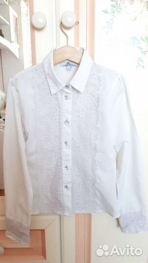 Блузки школьные на 7-9 лет