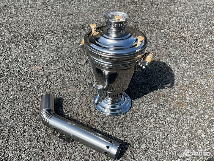 Самовар угольный новый 5л