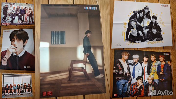 К-поп постеры плакаты Stray kids BTS EXO Ateez