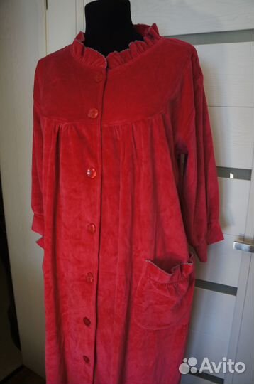 Халат 50,52,56 велюр Лори